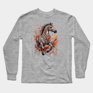 Tribal Horse Long Sleeve T-Shirt